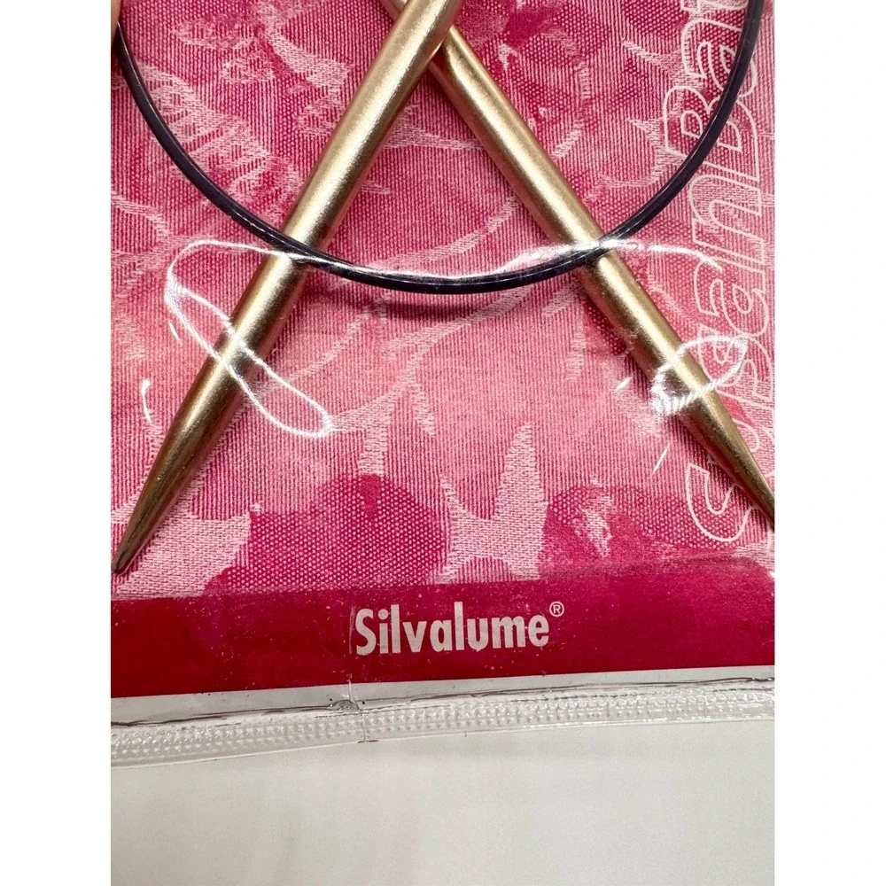 Susan Bates Circular Knitting Needles Lot Silvalume Silverado US 8 11 5mm 8mm